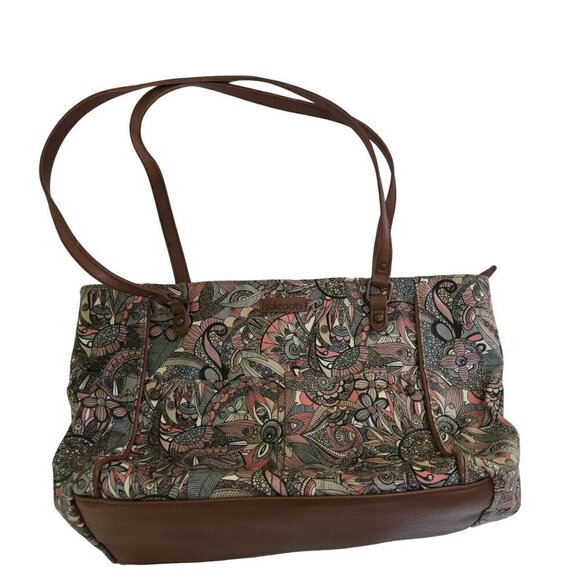 Sakroots Metro Tote In Sienna Spirit Desert - Picture 3 of 7